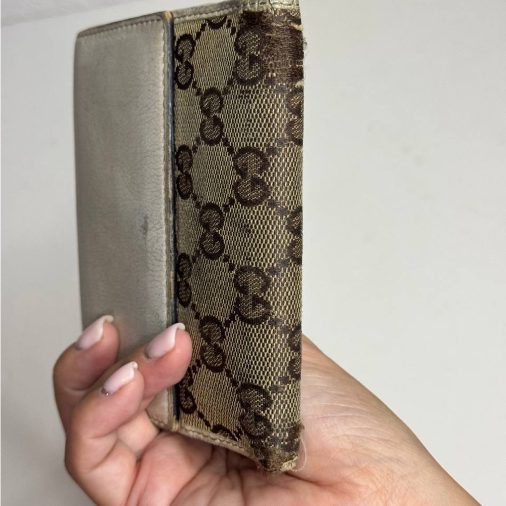 Gucci Brown and Gold Women's Wallet - Picture 4 of 12